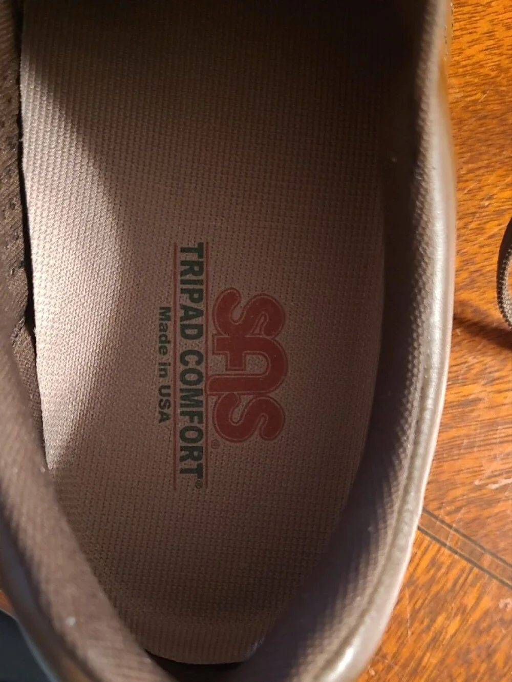 SAS Men's Time-out Leather Brown Lace-Up Comfort Walking Sneakers 11.5 EUC